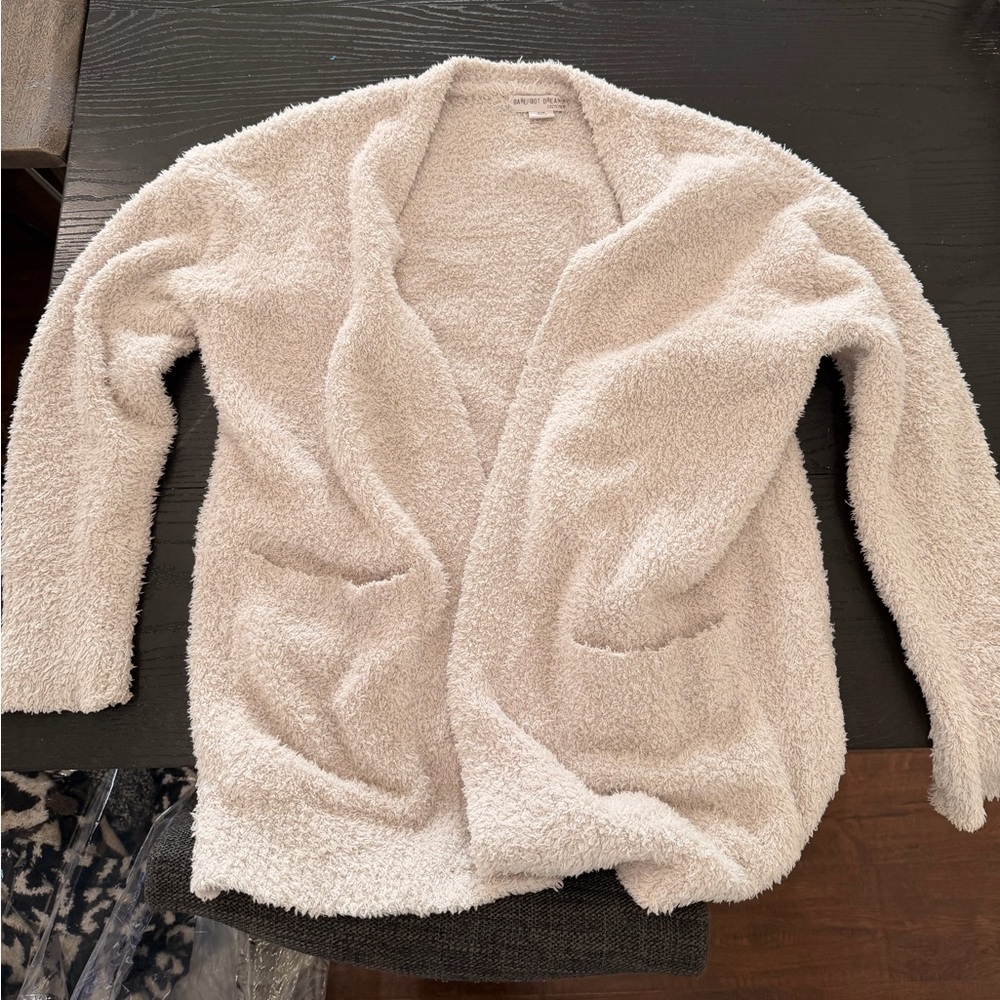 Barefoot Dreams CozyChic Cream Sweater
